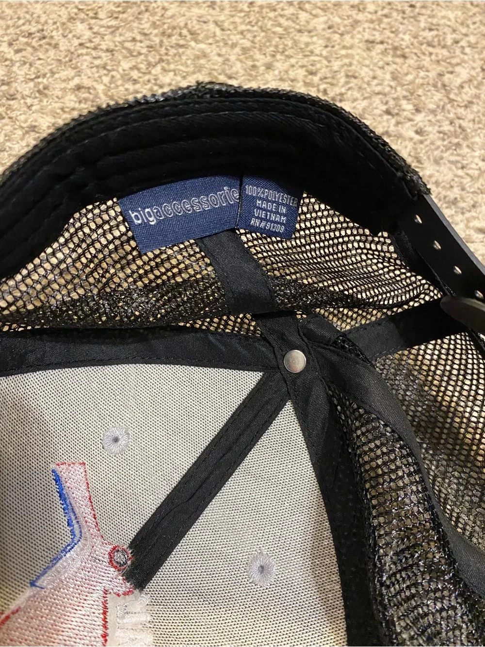 Grey & Black Adults Carnival Cruise Line Classic Hat